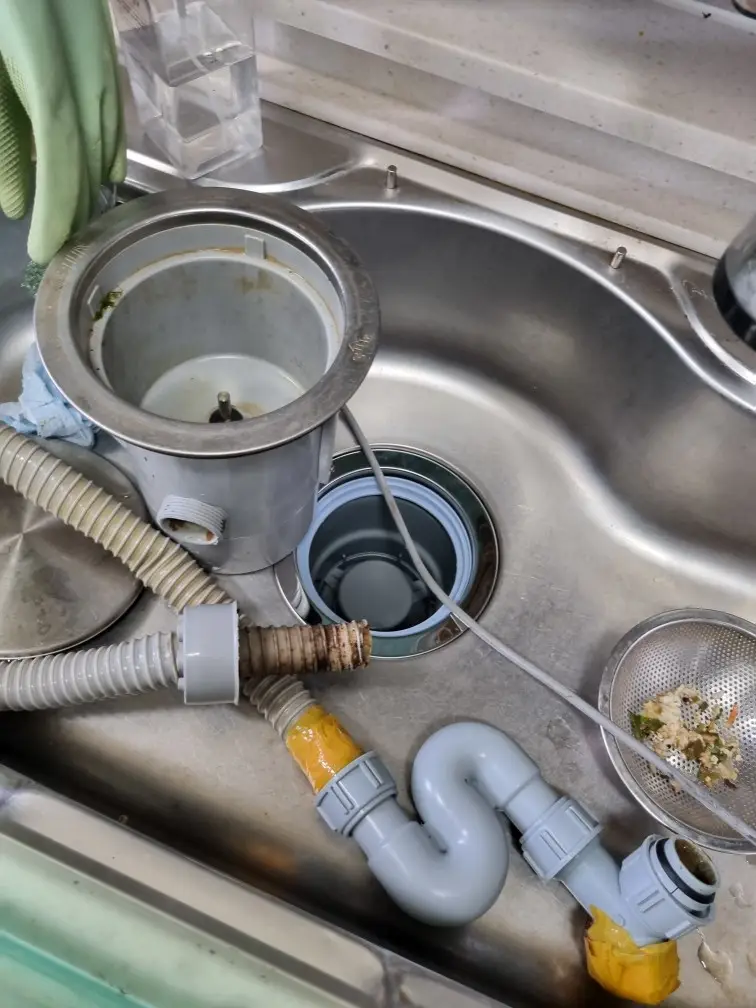 싱크대 배수구교체